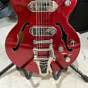 Epiphone  Wildkat 2014 Red with Silver sparkle binding
