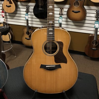 Taylor 818e Sitka Spuce Top Indian Rosewood Back & Sides with Western Floral Hardshell Case - Rep Sample, Mint image 1