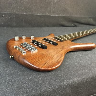 1999 Warwick Corvette Standard Left Hand Bass Guitar Natural Oil Finish Lefty Made In Germany image 3