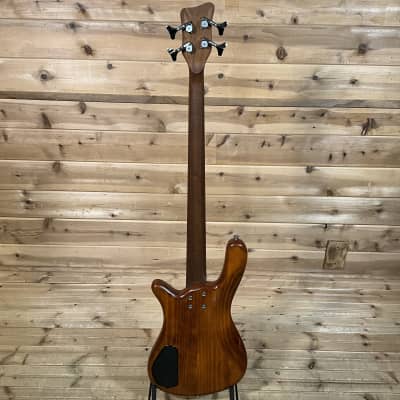Warwick Streamer Standard 4-String Electric Bass USED - Natural image 5