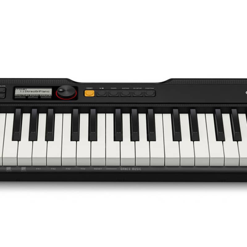 Casio CT-S200 61-Key Portable Keyboard Value Kit with Stand, Pedal, and  Headphones (Black)