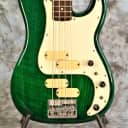 Fullerton built 1983 MIA Fender Precision Bass Elite II - Rare Transparent "Emerald Green"