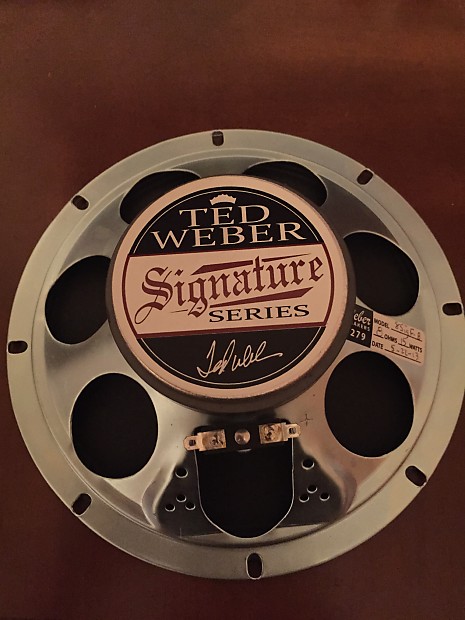 Weber Sig 8 ceramic speaker 8 ohm signature image 1
