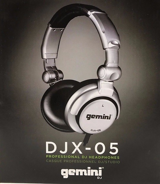 Gemini DJX-05 Professional DJ Headphones image 1