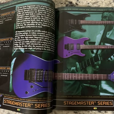 Squier Catalog 2000's Showmaster Jagmaster 7 String Tele Strat Bronco Bass Acoustic PA image 5