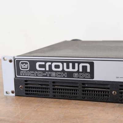 Crown Micro Tech 600 Power Amplifier Reverb