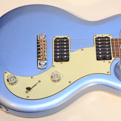 PRS SE Mira Electric Guitar Frost Blue Metallic Finish  W/PRS Bag - Pro Setup image 2