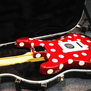 RARE 1996 Buddy Guy Signature Fender Stratocaster Red/White Polkadot image 8