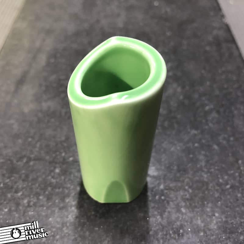 The Rock Slide CRS-MR Ceramic Guitar Slide Riptide Green Medium
