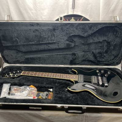 Fender Master Series Flame Standard DC Doublecut Guitar with Case MIJ Made In Japan - Black for sale