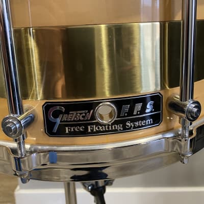 Extremely RARE Gretsch 6x14" Free Floating Maple/Brass Snare image 3