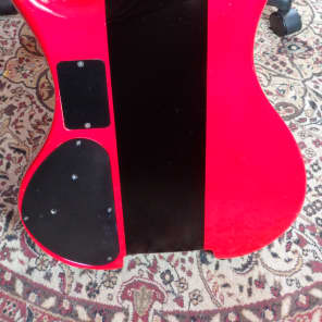 Westone X-900 1980s Headless  Neck Through Bass Red / Black (Changed Pre Amp) 4-18-17 image 8