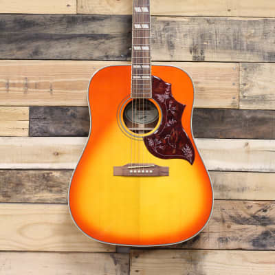 Epiphone Hummingbird Studio Acoustic Electric Guitar, Faded Cherry for sale