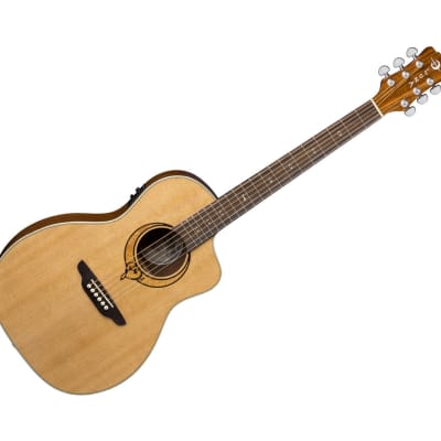 Luna Heartsong Parlor Acoustic/Electric Guitar w/USB for sale