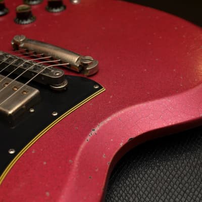 Gibson SG Standard Relic - Custom Pink Sparkle image 2