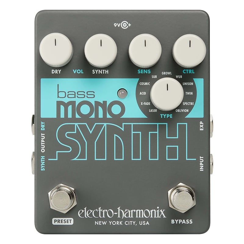 Electro Harmonix Bass Mono Synth Bass Synthesizer Pedal image 1