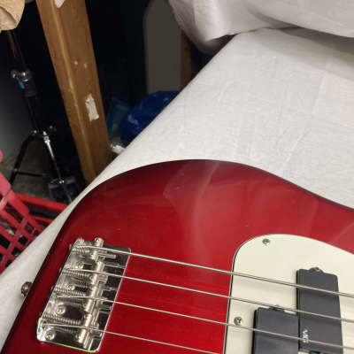 Fender PB-562 PB562 PB-62 PB62 Precision Bass 4-string P-Bass - MIJ Made In Japan 1980s - Candy Apple Red image 3