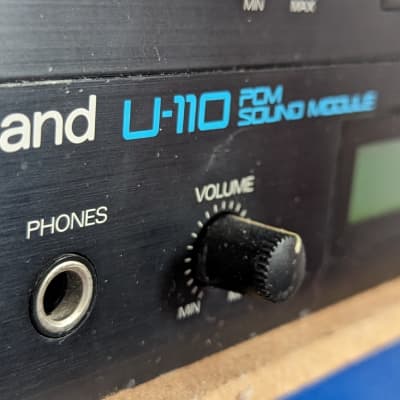 Roland U-110 PCM Sound Module 1988 - 1990 - Black [Serviced]