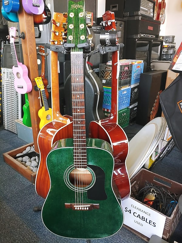Washburn Green Acoustic Guitar Reverb