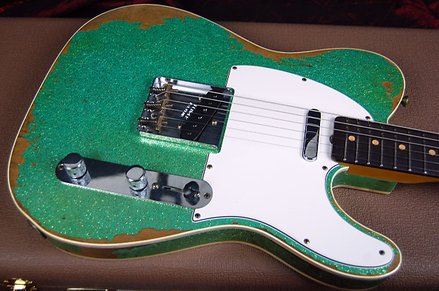 Seafoam cheap sparkle telecaster