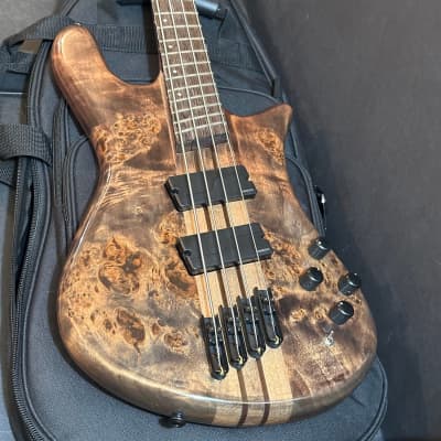 Spector NS Dimension 4 String Multi Scale Electric Bass Guitar Faded Black Gloss B Stock image 7