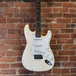 Fender Stratocaster Made in Mexico Olympic White c. 2000 | Reverb