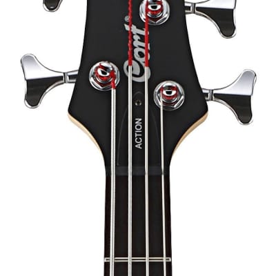Cort Action Bass Plus 4-String, PJ Pickup Set, 2-Band Eq, Lightweight, Black, Free Shipping image 3