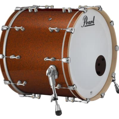 Pearl Music City Custom Reference Pure 22"x16" Bass Drum BLUE SATIN MOIRE RFP2216BX/C721 image 4