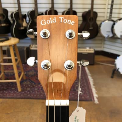 Gold Tone Mastertone TG-18 Sitka Spruce/Mahogany Tenor Acoustic w/Hard Case image 7