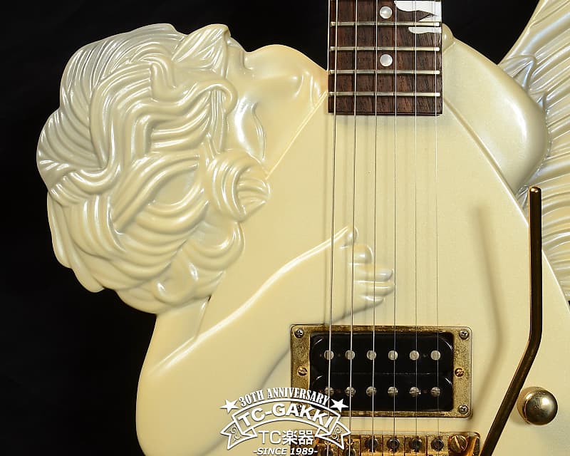 1990's ESP Angel guitar Pearl White | Reverb