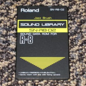 Roland SN-R8-02 "Jazz Brush" Sound Data Rom for R-8 image 1