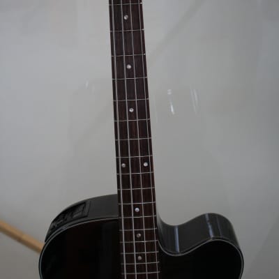 Takamine G Series GB30CE-BLK 4-String Acoustic-Electric Bass Guitar image 4