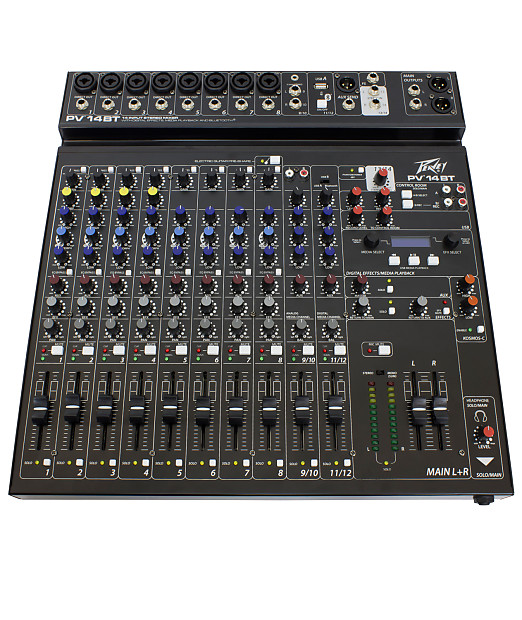 Peavey PV 14 BT 14 Channel Mixer with Bluetooth image 1