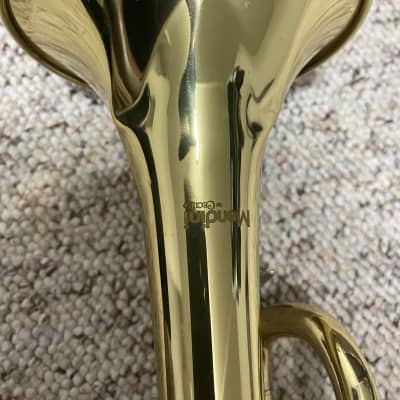 Mendini B-Flat Trumpet MTT-L Gold Lacquered *2 Dents On Bell* image 9