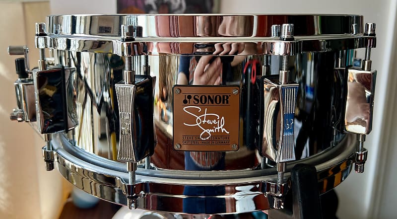 Sonor Steve Smith Signature Cast Steel Snare Drum 5.5x14 | Reverb