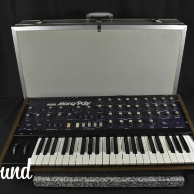 Korg Mono/Poly Analog Polyphonic Synthesizer w/Hard Case in Very Good Condition.