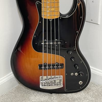 Fender Marcus Miller Artist Series Signature Jazz Bass V 2003 - 2014 - 3-Color Sunburst for sale