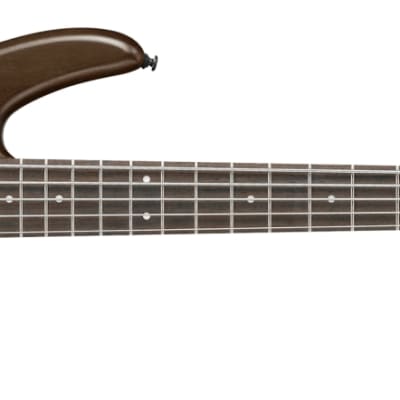 Ibanez GSR205B 5-String Bass Guitar, Walnut Flat image 2