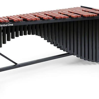 Marimba One E8202 M1 Educational 4.3 Octave Enhanced Padauk Marimba Keyboard w/ Classic Resonators image 1