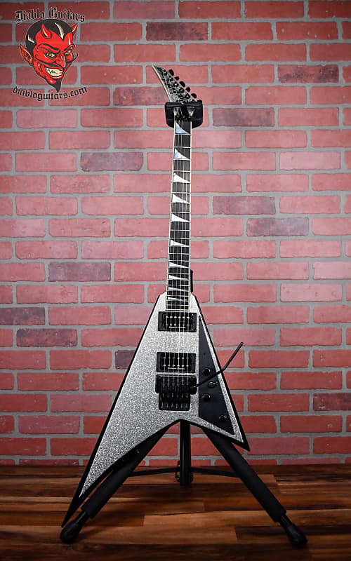 Jackson USA Custom Shop RR1 Rhoads Silver Sparkle Black