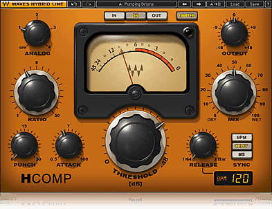Waves H-Comp Hybrid Compressor AAX + Mixing Lessons + 24hr E-Delivery! image 1