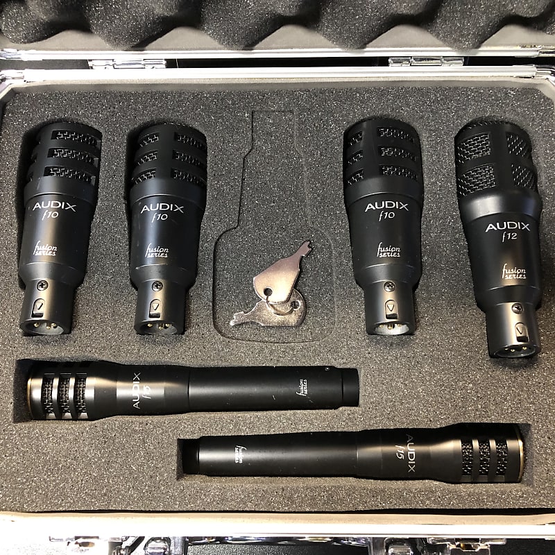 Audix F10/F15 Cardioid Drum/Cymbal Microphones Black Reverb
