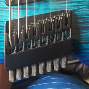 Kiesel Vader Multiscale 8 String Headless Guitar in Aquaburst image 3