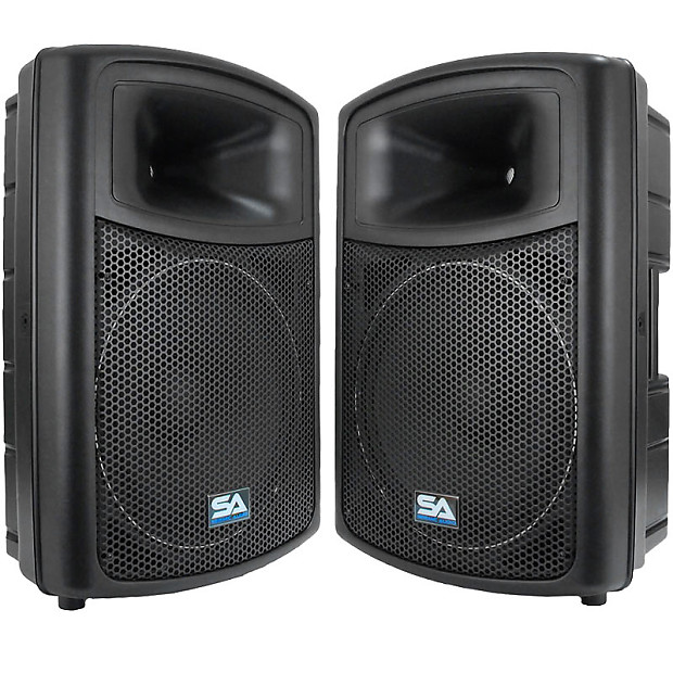Seismic audio best sale powered speakers