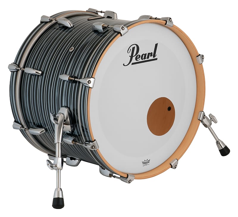 Pearl Masters Maple Pure Bass Drum 20x14 (No Mount) Black | Reverb