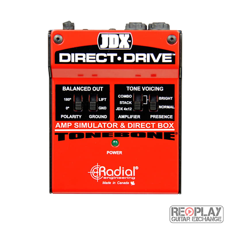 Radial JDX Direct Drive amp simulator and DI image 1