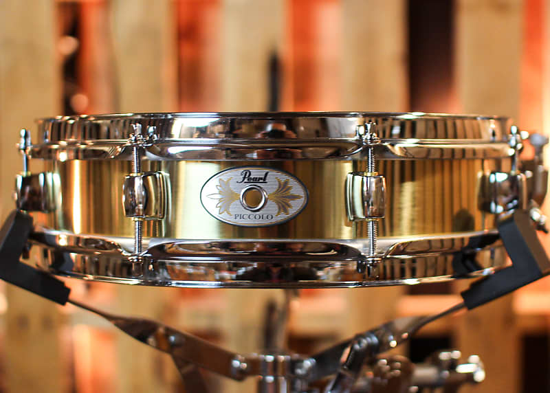 Pearl 13x3 Brass Piccolo Snare Drum image 1