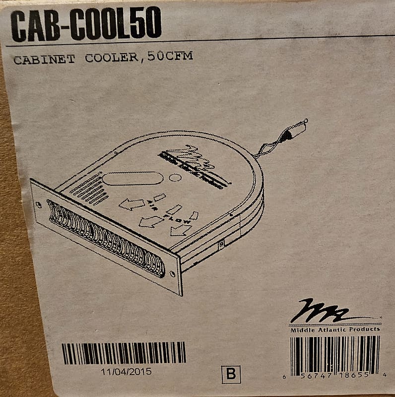 Middle Atlantic Products CABCOOL50 Rack Cooler Reverb