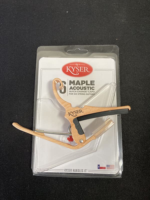 Kyser KG6MA Acoustic Guitar Capo Maple Reverb