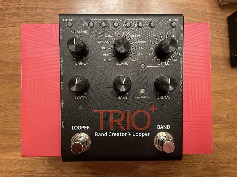 DigiTech TRIO Plus Band Creator + Looper w/ FS3X 3-Button